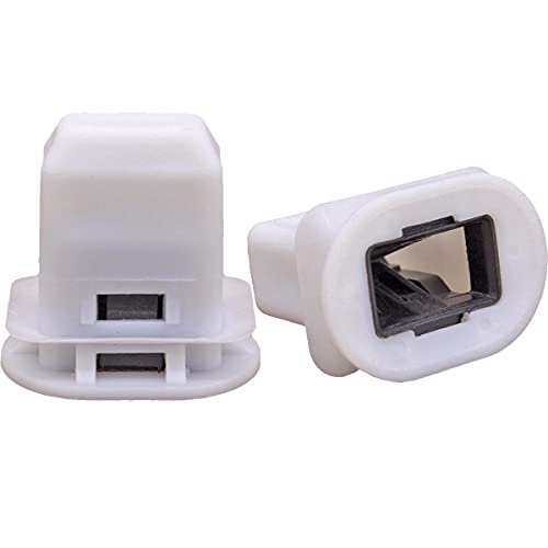 4L0-886-373 Rücksitz-Tülle Set mit 2 Befestigungsclips aus Kunststoff für Audi A4 A5 A6 A7 Q7 RS5 Coupe RS7 S5 S6 S7 für Volkswagen von DZMZL