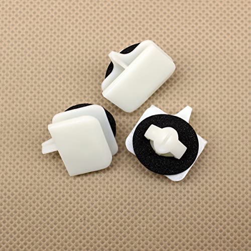 5 Stück Wippform-Clips mit Versiegelung W710528-S300 Weiß Nylon für Ford 2005-2012 Mustang von DZMZL