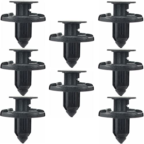 DZMZL 30 Stück Clips 8 mm Befestigungselemente Stoßstange & Kotflügel Liner Push-Type Halter für Nissan für Subaru Forester Impreza Legacy für Infiniti FX35 FX45 G35 von DZMZL
