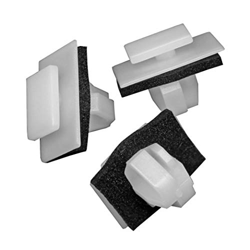 DZMZL Karosserie-Seitenleisten Clips Set von 20 weißen Nylon Wippe Panel Retainer 87756-2E000 für Entourage Tucson Veracruz für Kia Optima Sedona Spectra Sportage von DZMZL