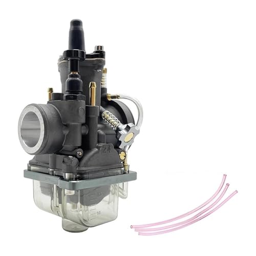 Motorrad Vergaser Für Mikuni PWK 21 24 26 28 30 32 34mm Flacher Vorhang Moped Motorrad Vergaser(30mm) von DZNEFYUP