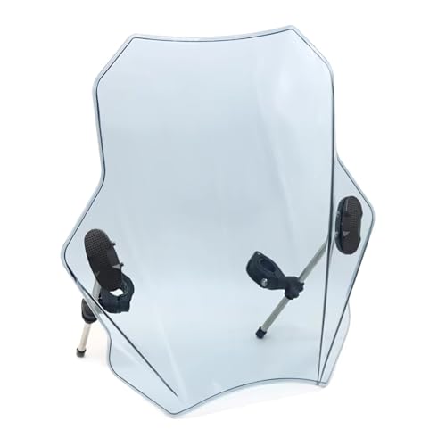 Windabweiser Für Indian Scout 2015-2022 Für Bobber 2018-2022 Motorrad Windschutzscheibenabweiser(GRAU) von DZNEFYUP