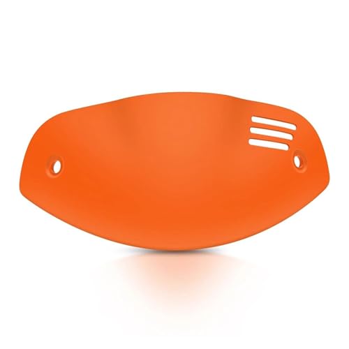 Windabweiser Für Vespa GTS GTV 300 2024 Motorrad Windschutzscheibenverlängerung Verstellbarer Spoiler Windschutzscheibenabweiser(Orange) von DZNEFYUP