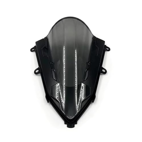 Windabweiser Motorrad Windschutzscheibe Front Sportverkleidung Für CBR650R CBR 650R CBR650 CBR 650R 2019-2024(Schwarzgrau) von DZNEFYUP