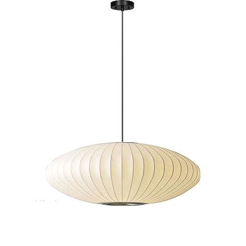 DZQWLL Moderne weiße Pendelleuchten-Kronleuchter, 1-Licht-Deckenleuchten, Hängelampenlaterne, höhenverstellbare Leuchte für Kücheninsel, Schlafzimmer, Flur, Eingangsbereich von DZQWLL