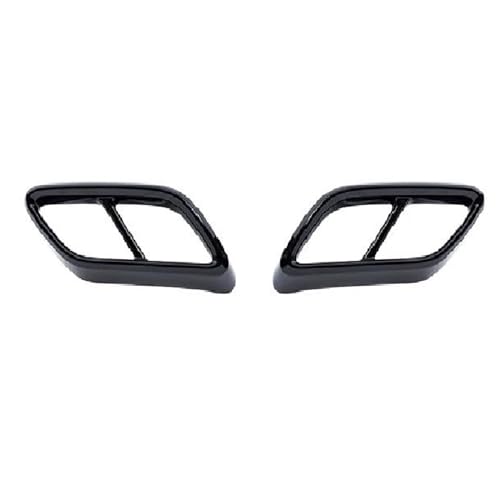 DZSCHUNLUSM Auspuffblenden Für VW Für Golf 8 MK8 2020 2021 2022 2023 ABS Auto Hinten Auspuffrohr Schalldämpfer Spitze Abdeckung Trim Auspuffendrohr von DZSCHUNLUSM