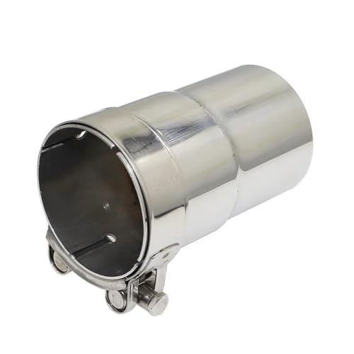 DZSCHUNLUSM Auspuffblenden Universeller Edelstahl-Auspuffrohr-Reduzieradapter Auto-Auspuffrohr Geschweißtes Rohr Auspuffendrohr(O.D 63MM-66MM) von DZSCHUNLUSM