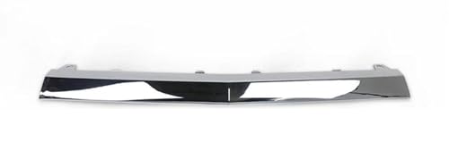 DZSCHUNLUSM Auto Frontspoiler Frontstoßstange Unterlippenzierleiste Chrom Für Mercedes Für Benz Für Klasse C Für W205 2014-2018 Auto-Body-Kit Zubehör Auto Frontspoiler Lippe(Chrome Middle) von DZSCHUNLUSM