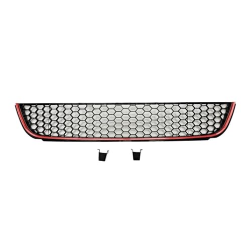 DZSCHUNLUSM Front Grillgitter Für VW Für Golf 6 MK6 Für GTI 2009 2010 2011 2012 2013 Auto Kühlergrill Waben Unteren Stoßfänger Gitter Racing Grill Front Kühlergrill (Color : Rote Linie) von DZSCHUNLUSM