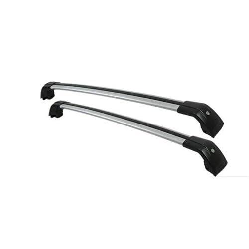 DZSDKHLFJ Dachträger 2Pcs Dachträger Aluminiumlegierung Seitenträger Querschienen Dachgepäckträger Gepäck Für Kia Für Ceed Sportswagon 2018-2023 Dachgepäckträger(Black Silver) von DZSDKHLFJ