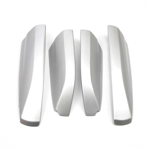DZSDKHLFJ Dachträger 4-teilige Dachgepäckträgerabdeckung, Dachgepäckträger-Endabdeckung Aus Kunststoff Für Toyota Für Highlander XU50 2001–2007 Dachgepäckträger(Silber) von DZSDKHLFJ