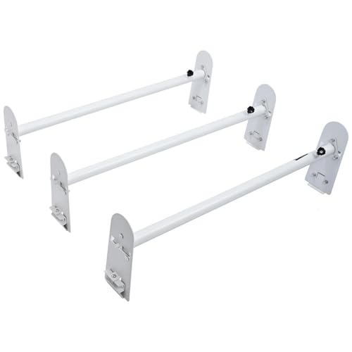 DZSDKHLFJ Dachträger Van-Dachleiterträger 2/3 Stangen Dachträger Aus Legiertem Stahl 500/750 Pfund Regenrinnen-Dachträger Van-Leiterträger Für Savana Dachgepäckträger(3 pcs) von DZSDKHLFJ