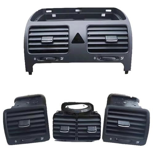 DZSDKHLFJ Düsen Klimaanlage 1K0819728 1K0819703 1K0819704 Für VW Für Jetta MK5 Für Golf 5 Für Rabbit 2004-2011 Armaturenbrett Auto Air Outlet Vent Lüftungsgitter(A 4PC) von DZSDKHLFJ