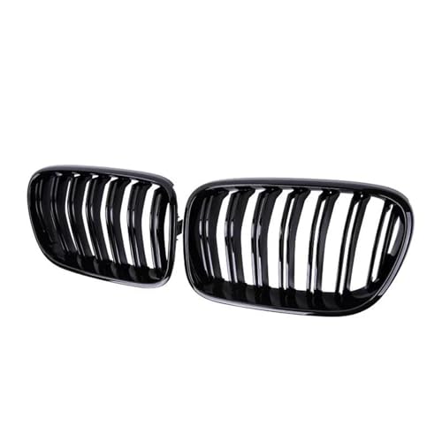 DZSDKHLFJ Kühlergrill Grill 2pc Racing Grill Auto Front Stoßstange Gitter Für X3 F25 2011-2013 Niere Kühlergrill(Matte Black) von DZSDKHLFJ