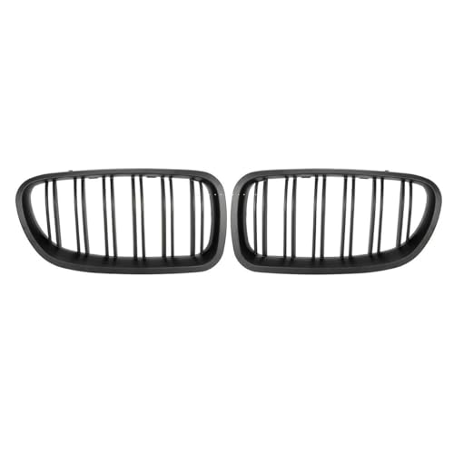 DZSDKHLFJ Kühlergrill Grill Auto Niere Grill Racing Grill Für 5 Series F10 F11 F18 520d 530d 540i 2010 2011 2012 2013 2014 2015 2016 2017(Matte Black) von DZSDKHLFJ