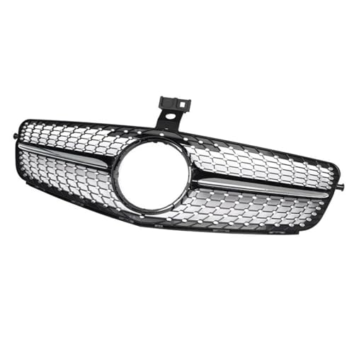 DZSDKHLFJ Kühlergrill Grill Für Mercedes W204 C-Klasse Limousine Kombi Coupé 2007-2013 Schwarzer Kühlergrill AMG Diamond Grille DZSDKHLFJ Kühlergrill Grill Für Mercedes W204 C-Klasse Limousine Kombi Coupé 2007-2013 Schwarzer Kühlergrill AMG Diamond Grille von DZSDKHLFJ
