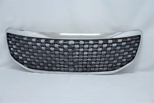 DZSDKHLFJ Kühlergrill Grill Stoßfängergitter Frontgrill Für Toyota Für Crown 2010 2011 2012 2013 Automobil-Umrüstung Racing Grills(Black Silver) von DZSDKHLFJ