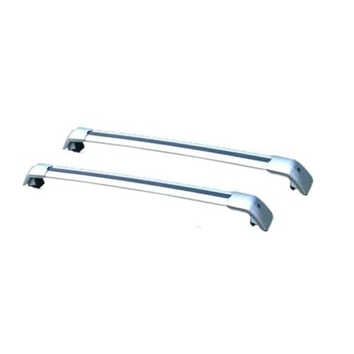 DZSDKHLFJ Relingträger 2 Stücke Für Suzuki Für Vitara 2015-2022 Aluminium Legierung Seite Bars Kreuz Schienen Dach Rack Gepäck Träger Dach Bars(Silber) von DZSDKHLFJ