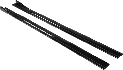 DZSDKHLFJ Spoiler Auto Seitenschweller 8 Stück Winglet Splitter Spoiler Für Mercedes Für Benz W205 W204 W203 C-Klasse C200 C250 C300 C350 C63 Für AMG Splitter(Schwarz) von DZSDKHLFJ