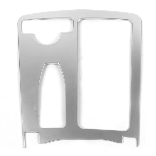 DZSDKHLFJ Trim Abdeckung Innenausstattung 2046800307 Auto-Center-Konsolen-Getränkehalter-Lünettenverkleidung Für Mercedes Für Benz C-Klasse W204 2007 2008 2009 2010 2011 2012 2013 2014(Silber) von DZSDKHLFJ