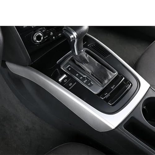 DZSDKHLFJ Trim Abdeckung Innenausstattung Für Q5 8R 2009-2017 Mittelkonsole Schalthebel Panel Rahmen Dekoration Abdeckung Trim Auto Styling Interieur(Silber) von DZSDKHLFJ