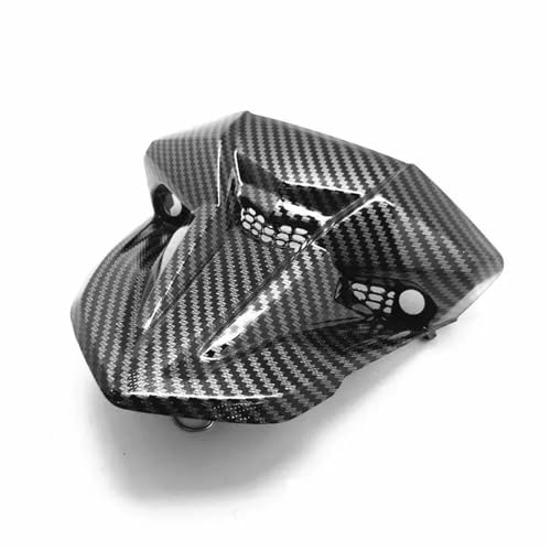 DZSDKHLFJ Verkleidung Für CB500F 2016 2017 2018 Carbon Fiber Farbe Front Upper Kopf Licht Verkleidung Abdeckung Motorrad Zubehör Teile Frontspoiler von DZSDKHLFJ