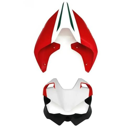 DZSDKHLFJ Verkleidung Für Ducati Für Streetfighter Für V4 Für V4S 2020 2021 2022 Frontverkleidung Heckabdeckung Motorradzubehör Teile Frontspoiler von DZSDKHLFJ