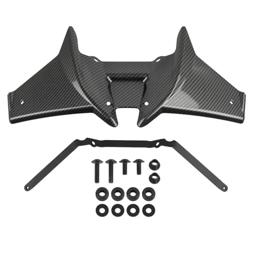 DZSDKHLFJ Verkleidung Für Hornet CB750 2023 2024 2025 Motorrad Abtrieb Spoiler Frontspoiler Aerodynamische Naked Winglet Deflektor Frontspoiler(Carbon Pattern) von DZSDKHLFJ