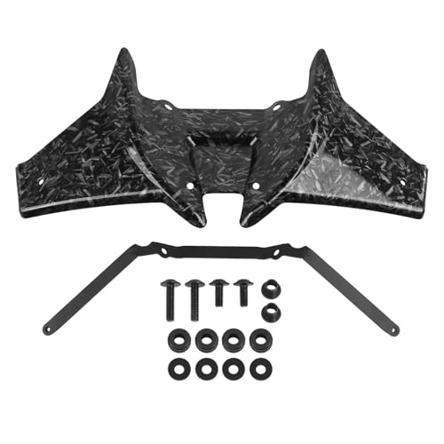 DZSDKHLFJ Verkleidung Für Hornet CB750 2023 2024 2025 Motorrad Abtrieb Spoiler Frontspoiler Aerodynamische Naked Winglet Deflektor Frontspoiler(Forging Pattern) von DZSDKHLFJ