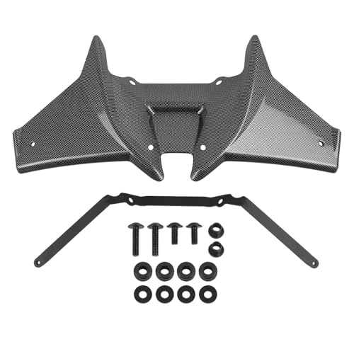 DZSDKHLFJ Verkleidung Für Hornet CB750 2023 2024 2025 Motorrad Abtrieb Spoiler Frontspoiler Aerodynamische Naked Winglet Deflektor Frontspoiler(Plaid Pattern) von DZSDKHLFJ