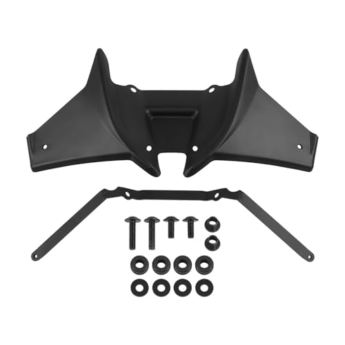 DZSDKHLFJ Verkleidung Für Hornet CB750 2023 2024 2025 Motorrad Abtrieb Spoiler Frontspoiler Aerodynamische Naked Winglet Deflektor Frontspoiler(Schwarz) von DZSDKHLFJ
