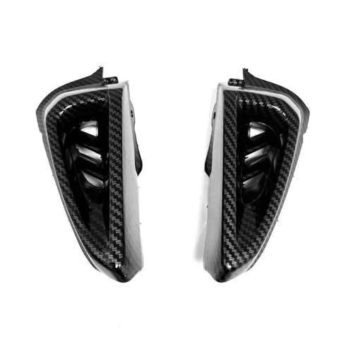 DZSDKHLFJ Verkleidung Für MT-07 Für MT07 2021 2022 2023 2024 Carbon Fiber Pattern Motorrad Seitentank Ram Air Intake Abdeckung Verkleidung Frontspoiler von DZSDKHLFJ