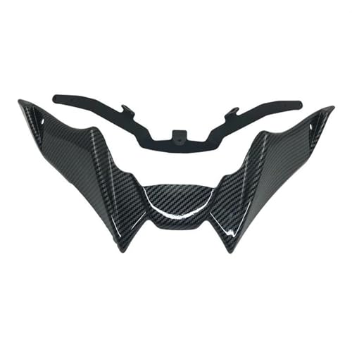 DZSDKHLFJ Verkleidung Für MT09 Für MT 09 Für MT-09 2021 2022 2023 Motorrad Naked Front Spoiler Winglet Aerodynamische Flügel Kit Spoiler Frontspoiler(Kohlenstoff-Look) von DZSDKHLFJ