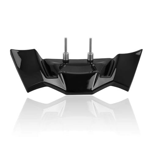 DZSDKHLFJ Verkleidung Für S1000R 2021-2024 Für M1000R 2023 2024 Flügel Abtrieb Frontspoiler Nackt Aerodynamische Winglet Frontspoiler(Glänzend schwarz) von DZSDKHLFJ