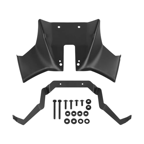 DZSDKHLFJ Verkleidung Für Suzuki Für GSX-8S 2023 2024 2025 Abtrieb Frontspoiler Nackt Aerodynamische Winglet Front Scheinwerfer Verlängerung Frontspoiler(Schwarz) von DZSDKHLFJ