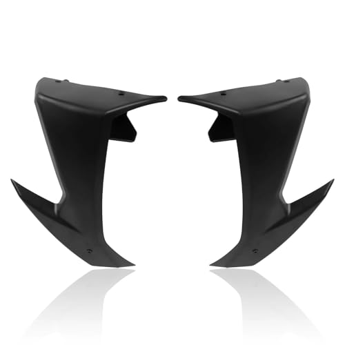 DZSDKHLFJ Verkleidung Für Suzuki Für GSX-8S Für GSX8S 2023 2024 2025 Motorrad Seite Abtrieb Spoiler Winglet Nackt Seite Spoiler Flügel Frontspoiler(Schwarz) von DZSDKHLFJ