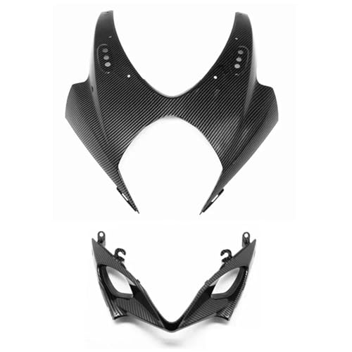 DZSDKHLFJ Verkleidung Für Suzuki Für GSXR1000 2007 2008 Front Air Intake Verkleidung Carbon Fiber Farbe Motorrad Zubehör Teile Frontspoiler von DZSDKHLFJ