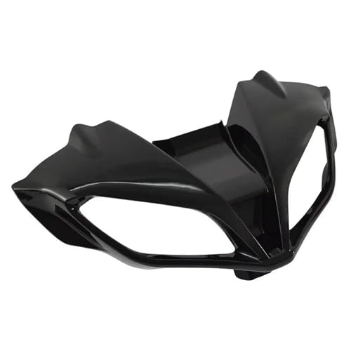 DZSDKHLFJ Verkleidung Für Tracer 9/GT 2021 2022 2023 Front Scheinwerfer Abdeckung Schnabel Nase Kegel Verkleidung Motorrad Zubehör Teile Frontspoiler(Schwarz glänzend) von DZSDKHLFJ