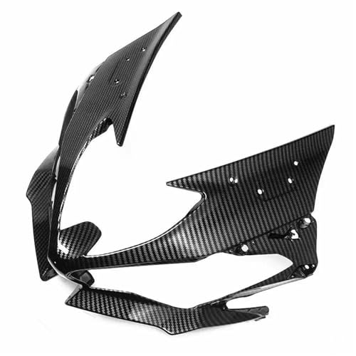 DZSDKHLFJ Verkleidung Für ZX6R 2019 2020 2021 Motorrad Front Nase Abdeckung Verkleidung Gugel Carbon Faser Muster Zubehör Teile Frontspoiler von DZSDKHLFJ