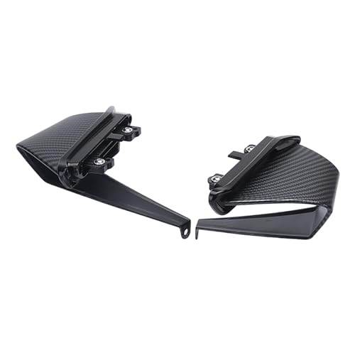 DZSDKHLFJ Verkleidung Motorrad Air Deflektor Flügel Kit Verkleidung Aerodynamische Winglets Für Ducati Für Monster 950 Für Monster 937 SP Plus 2021- Frontspoiler(Kohlenstoff-Look) von DZSDKHLFJ