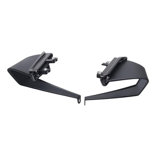 DZSDKHLFJ Verkleidung Motorrad Air Deflektor Flügel Kit Verkleidung Aerodynamische Winglets Für Ducati Für Monster 950 Für Monster 937 SP Plus 2021- Frontspoiler(Schwarz) von DZSDKHLFJ