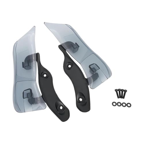 DZSDKHLFJ Verkleidung Motorrad Einstellbare Oberen Batwing Verkleidung Akzente Air Deflektor Windabweiser Für Road Glide FLTRX FLTRXS 2015-Up Frontspoiler(Smoke) von DZSDKHLFJ