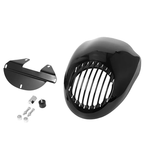 DZSDKHLFJ Verkleidung Motorrad Kopf Licht Maske Scheinwerfer Verkleidung Gabel Montieren Kits Für Sportster XL 883 1200 Dyna FXDF FXDB 1973-UP Frontspoiler DZSDKHLFJ Verkleidung Motorrad Kopf Licht Maske Scheinwerfer Verkleidung Gabel Montieren Kits Für Sportster XL 883 1200 Dyna FXDF FXDB 1973-UP Frontspoiler von DZSDKHLFJ