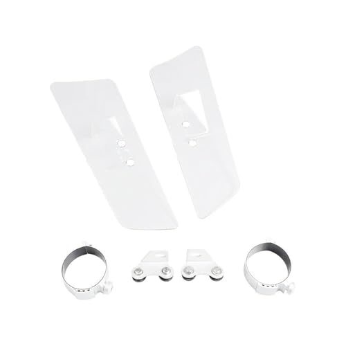 DZSDKHLFJ Verkleidung Universal Motorrad Gabel Deflektoren Spoiler Für VN1500D Für VN1500E 1996-2005 Für VN2000A Für VN2000G Für Vulcan 2006-2007 Frontspoiler(Clear) von DZSDKHLFJ