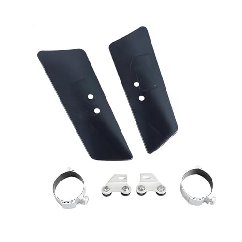 DZSDKHLFJ Verkleidung Universal Motorrad Gabel Deflektoren Spoiler Für VN1500D Für VN1500E 1996-2005 Für VN2000A Für VN2000G Für Vulcan 2006-2007 Frontspoiler(Smoke) von DZSDKHLFJ