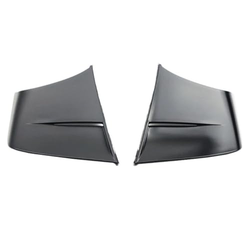 DZSDKHLFJ Verkleidung Universal Motorrad Winglets Wind Flügel Spoiler Aerodynamische Flügel Kit Motorrad Modifizierte Seite Verkleidung Winglets Frontspoiler(Glänzend schwarz) von DZSDKHLFJ