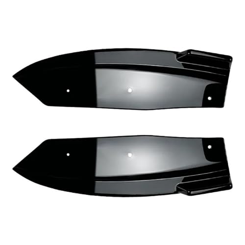 DZSFDGDDFGD Auto Heckflügel Für X4 G02 2018-2020 2021 Auto Hintere Stoßstange Lip Spoiler Canards Diffusor Splitter Scratch Protector ABS Körper Kit Auto Spoiler Wing(Glänzend schwarz) von DZSFDGDDFGD