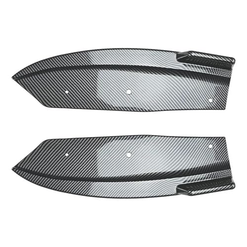 DZSFDGDDFGD Auto Heckflügel Für X4 G02 2018-2020 2021 Auto Hintere Stoßstange Lip Spoiler Canards Diffusor Splitter Scratch Protector ABS Körper Kit Auto Spoiler Wing(Kohlenstoff-Look) von DZSFDGDDFGD