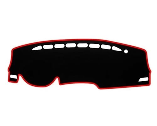 DZSFDGDDFGD Dashboard Matte Auto LHD Dashboard Abdeckung Sonnenschutz Matte Dash Matte Teppich Zubehör Für Chevy Für Captiva 2019 2020 2021 2022 2023 Sonnenschutz Pad(A Red Side) von DZSFDGDDFGD