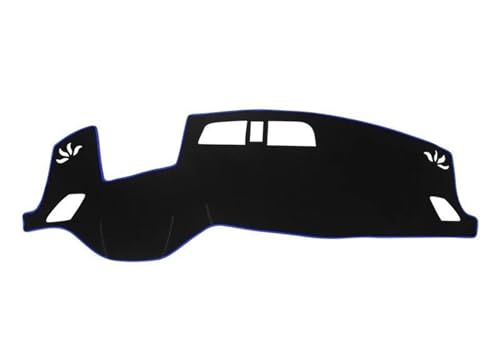 DZSFDGDDFGD Dashboard Matte Auto LHD Dashboard Abdeckung Sonnenschutz Matte Vermeiden Licht Matte Teppiche Zubehör Für Mitsubishi Für Outlander 2022 2023 Sonnenschutz Pad(A Blue Side) von DZSFDGDDFGD